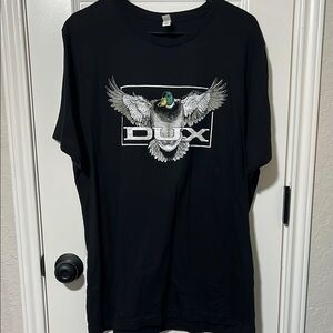DUX Black Graphic T-Shirt for Men